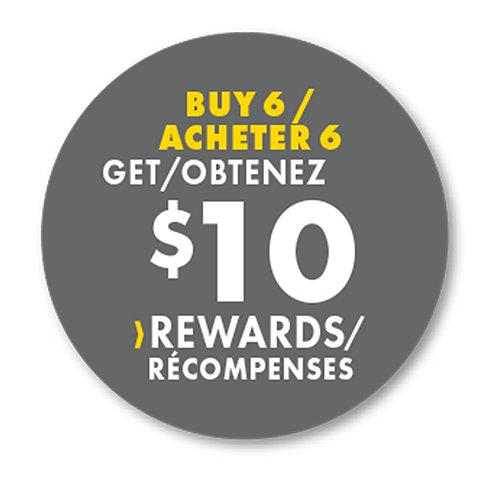 Buy 6 Get $10 Rewards