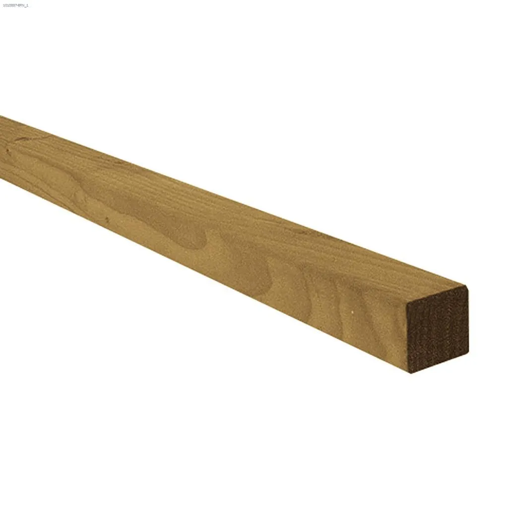1" x 1" x 4' Brown Pressure Treated Nailing Strip