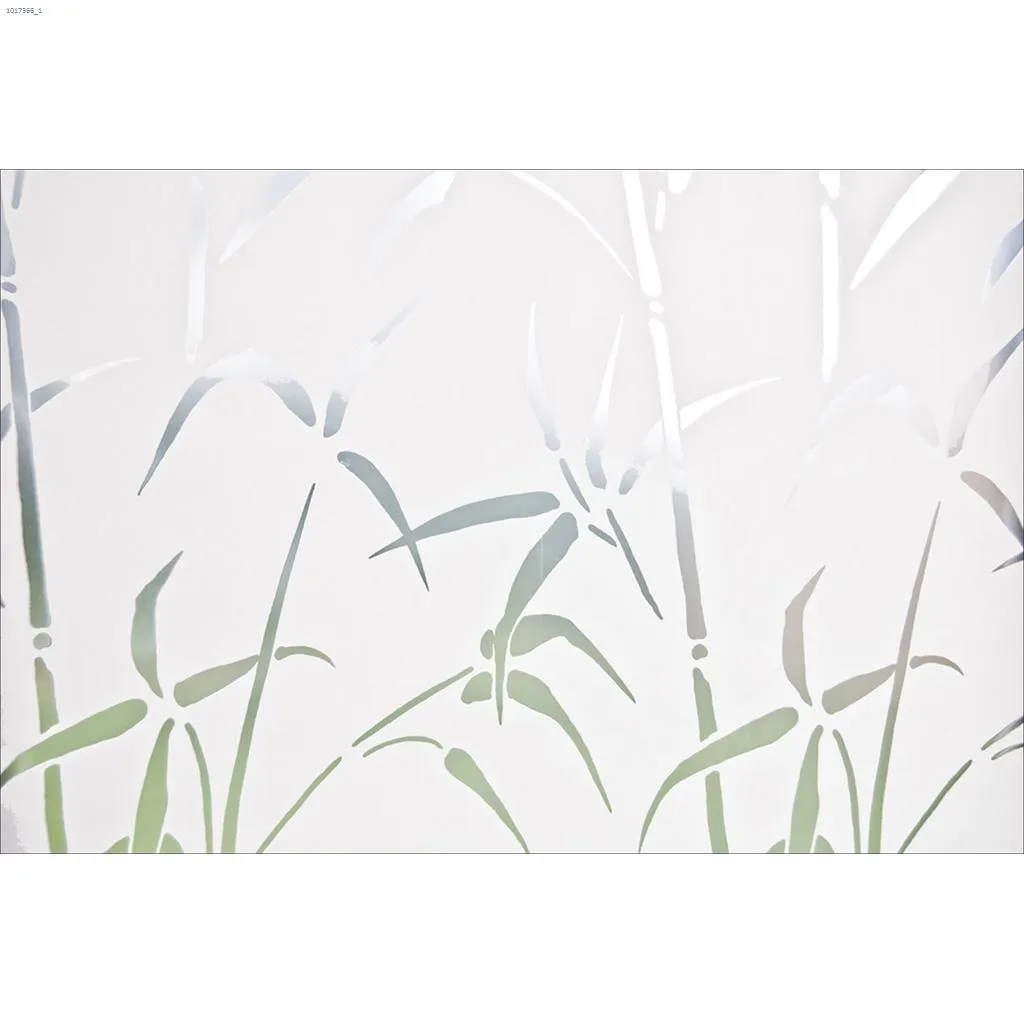 11.8" x 78.74" Static Sidelight Privacy Film Bamboo