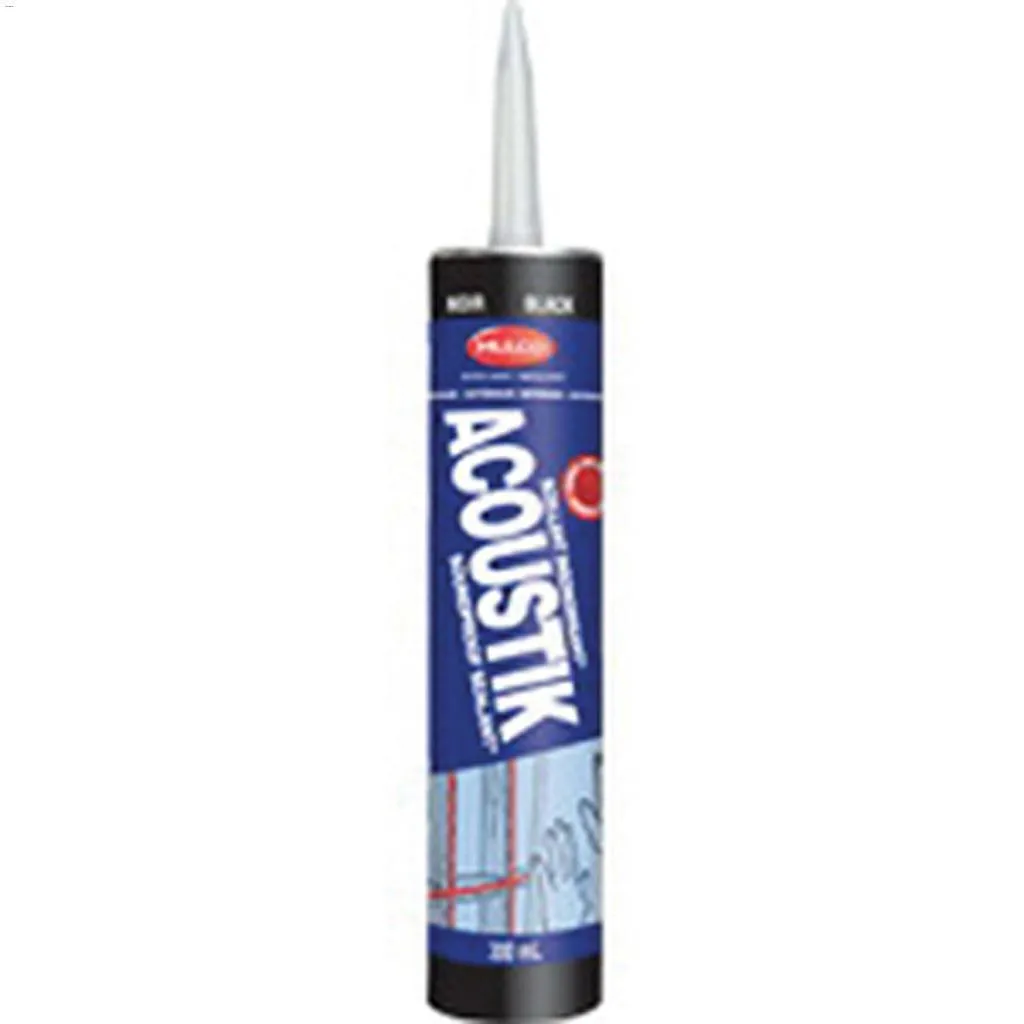 Mulco Acoustik Soundproofing Sealant Black 300mL Cartridge