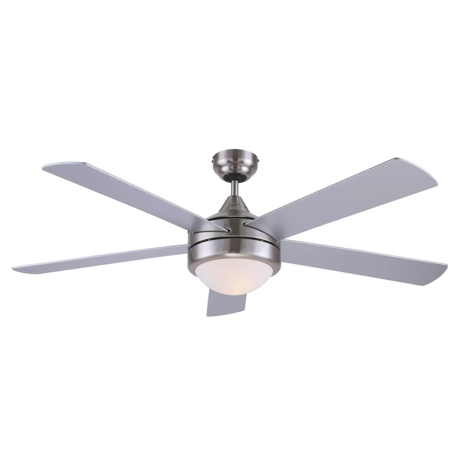 Preston LED 52" Brushed Nickel Ceiling Fan
