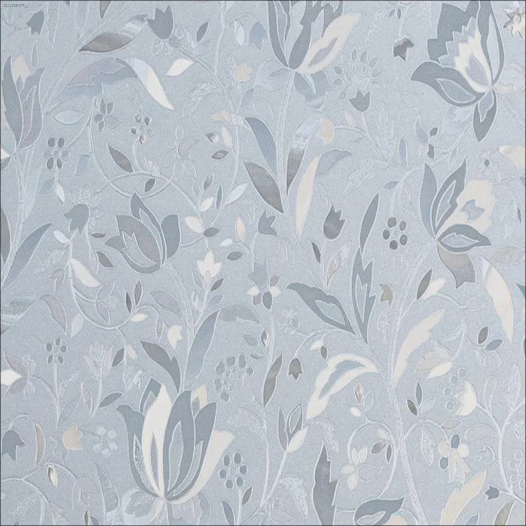 11-1/2" x 78" Static Sidelight Film Cut Floral Premium