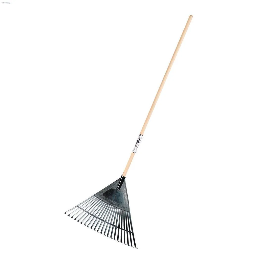 59" x 22-1/2" x 1-1/2" 26-Tine Poly Leaf Rake