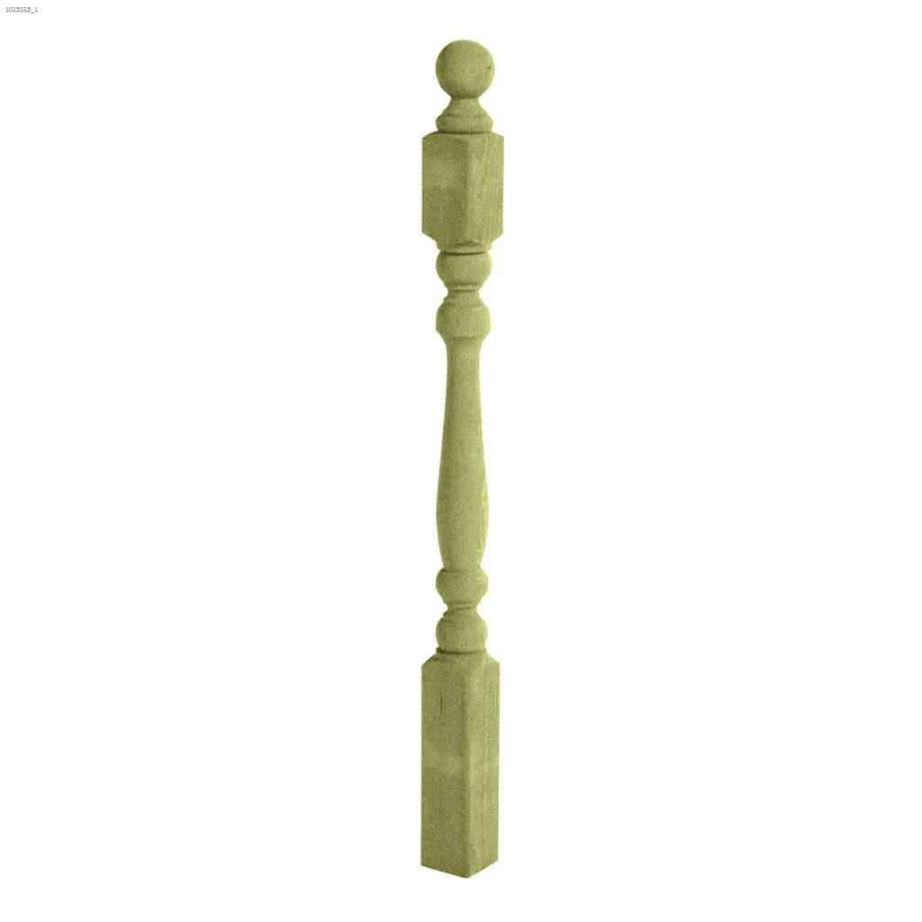 4" x 4" x 54" Green Pressure Treated Deck Post
