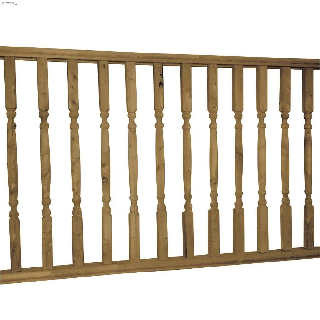 1-5/8" Brown Spindle Pressure Treated