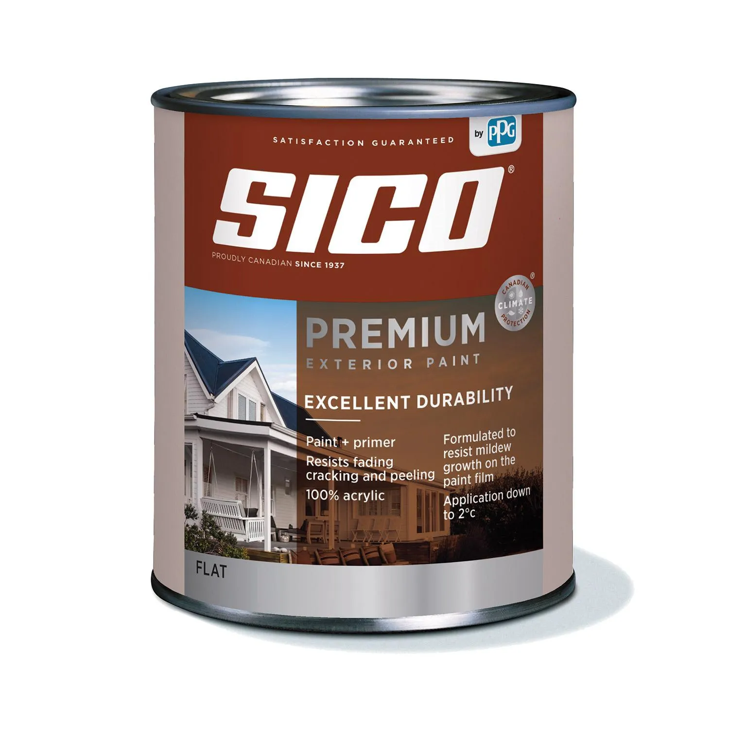 SICO Premium Exterior Paint Flat White Base 946mL