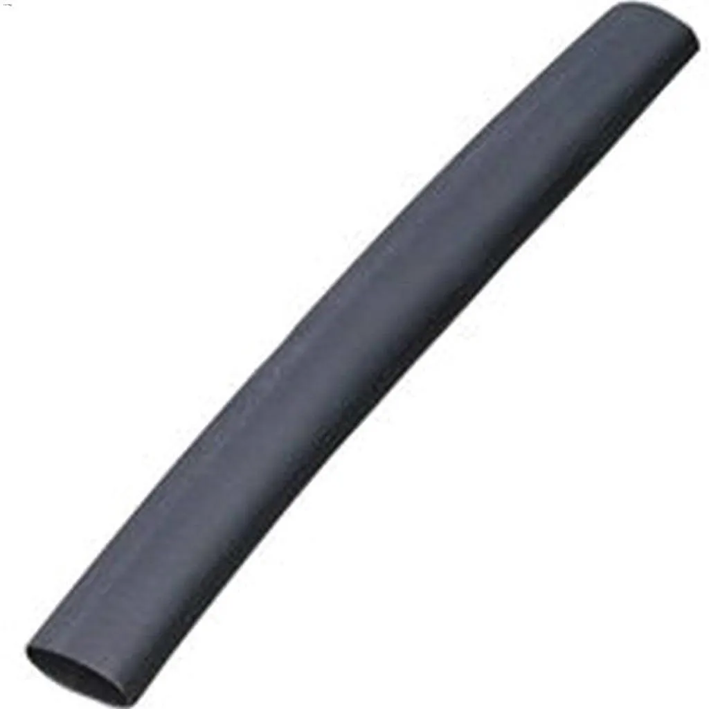 1/8" to 1/16" x 4" Polyolefin Heat Shrink Tubing Black