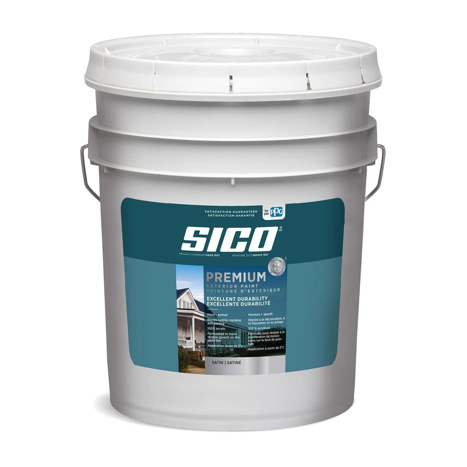 18.9 L Exterior 100% Acrylic Satin