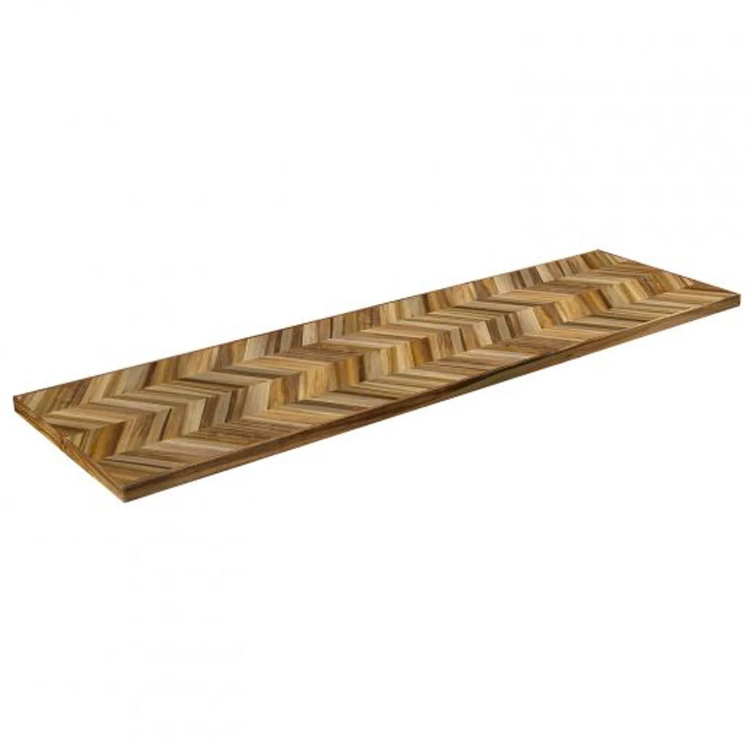 72" Centerpointe Chevron Laminated Solid Wood Counter Top