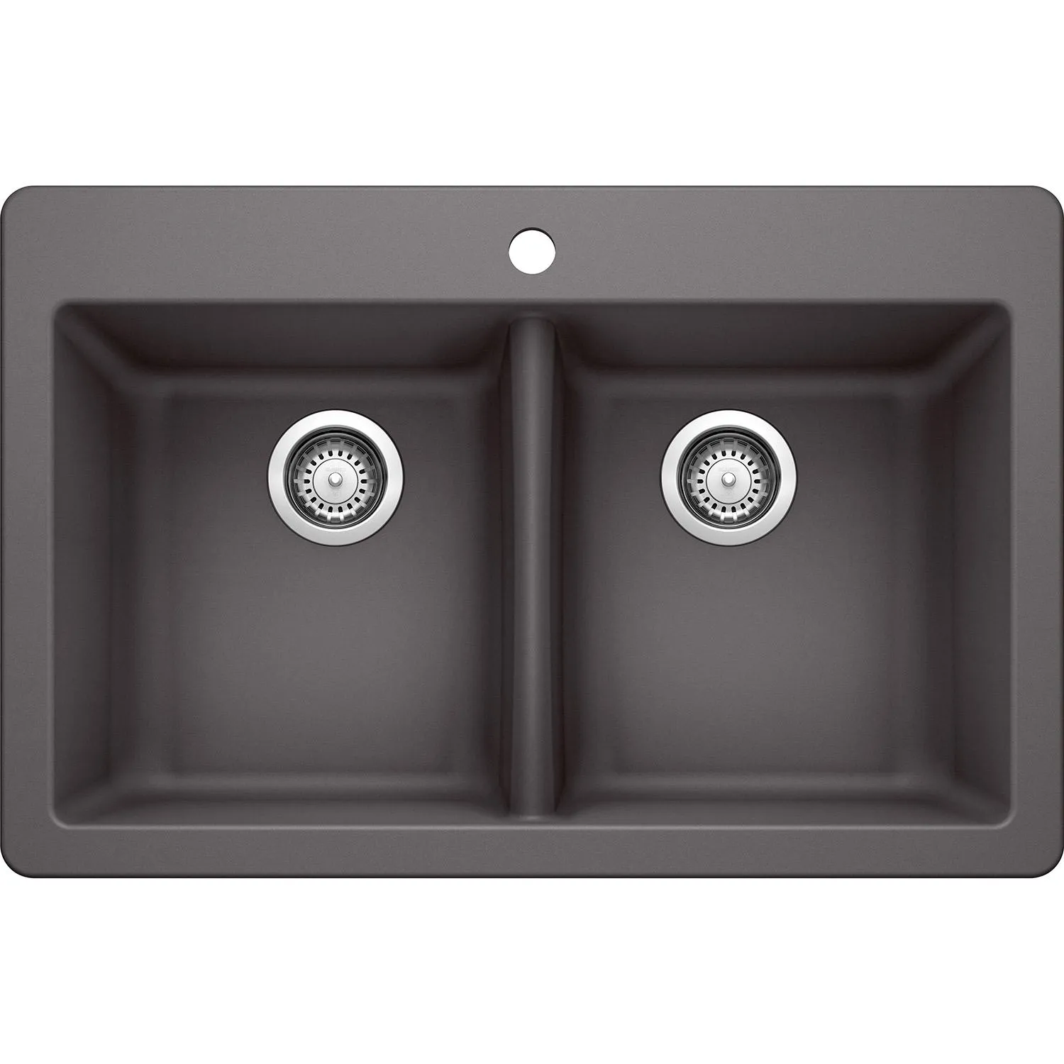 Dohna 210 Drop in Sink Double Bowl Cinder