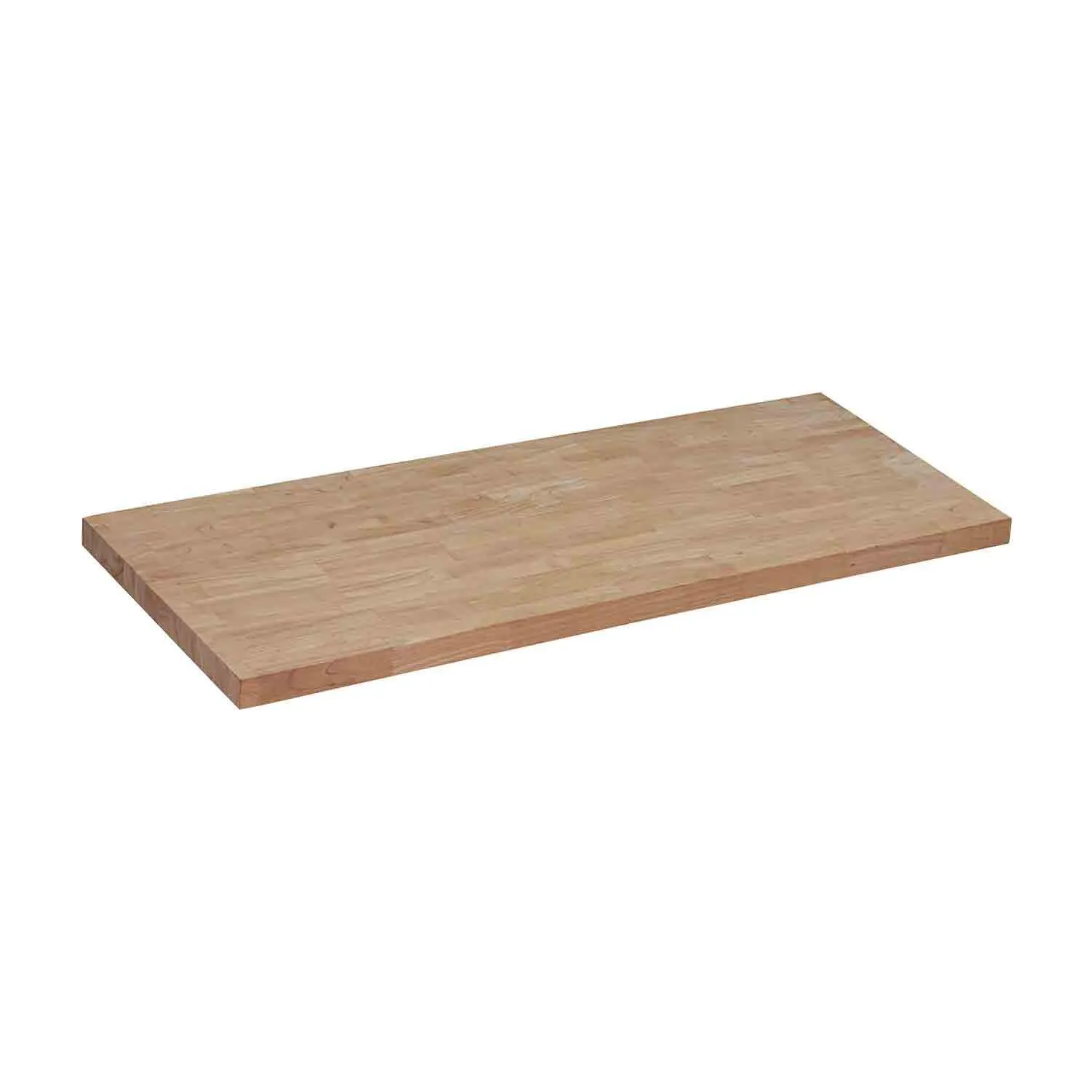 39" x 74" x 1.5" Hevea Wood Butcher Block Countertop Light
