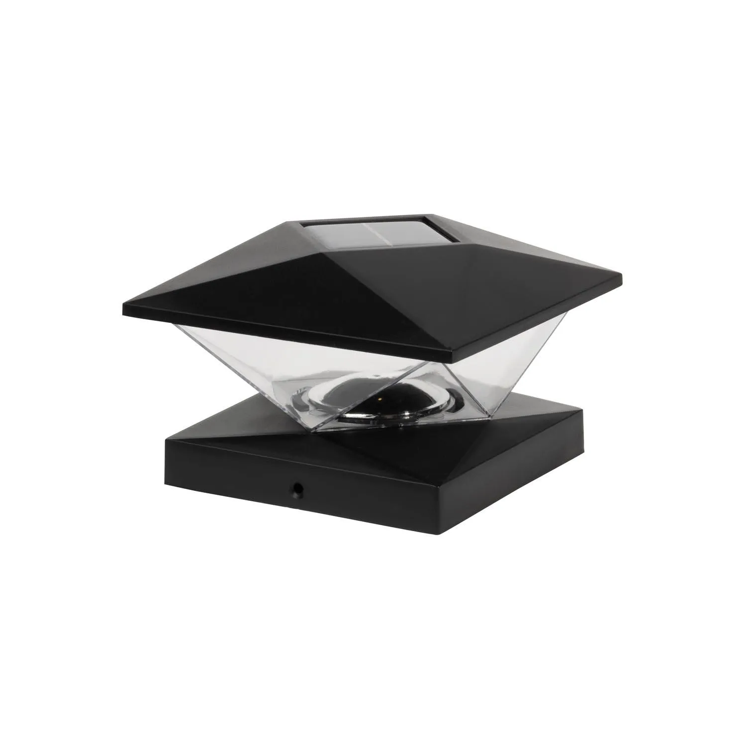 Solar Post Cap with Triangle Lens 10 Lumen 4/Pack