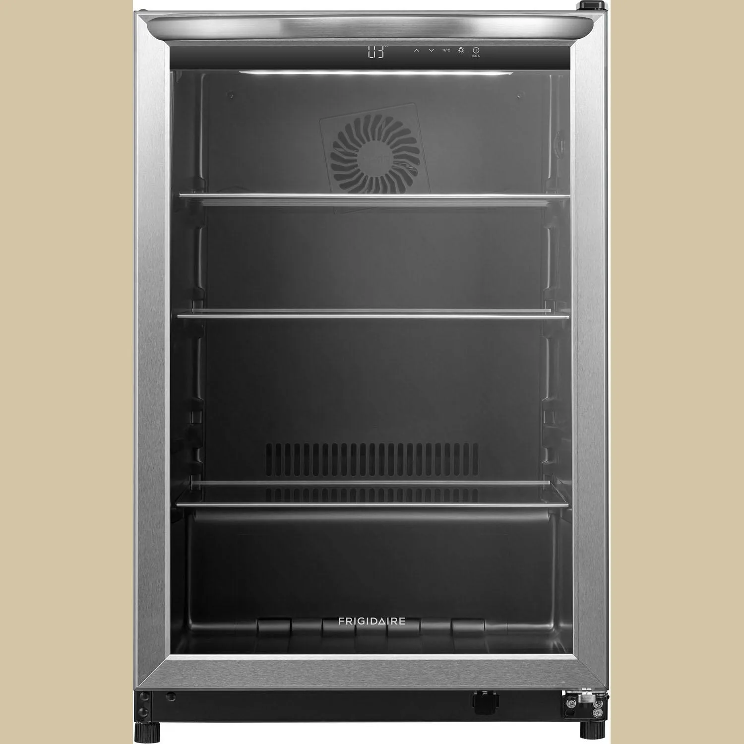 144 Can Beverage Center Stainless Steel